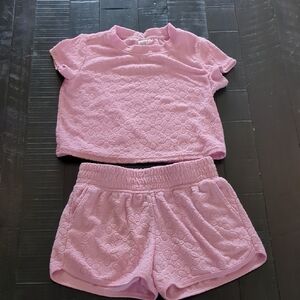 Pink Floral Athleisure Set